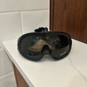 Adult Snowboarding Black Googles